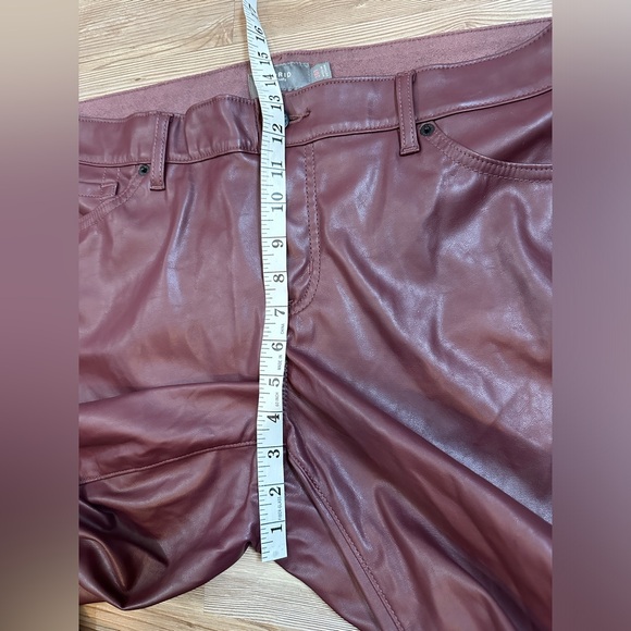 Torrid Skinny faux leather high rise pants size 16 tall - Picture 5 of 9
